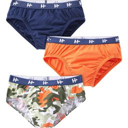 Honeyhap Boys Pack Of 3 Printed Mid-Rise Basic Briefs 18037972-52
