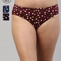 Feelings Women Pack Of 3 Assorted Pure Cotton Hipster Briefs AMELIE4PLIE102_XL-image-97