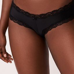 La Vie en Rose Women Black Solid Lace Bikini Briefs-image-22