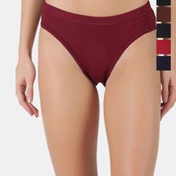 Dollar Women Pack Of 6 Pure Cotton Hipster Briefs MLHPT-01S-PO6-ASST-image-97