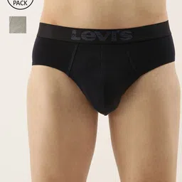 Levis Men Pack of 2 Smartskin Technology Solid Briefs with Tag Free Comfort #017-picture-29