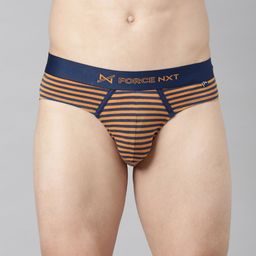 Force NXT Men Striped Pure Cotton Basic Briefs-picture-27