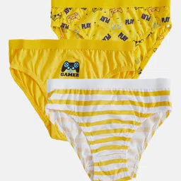 Pantaloons Junior Boys Pack Of 3 Cotton Briefs-image-63