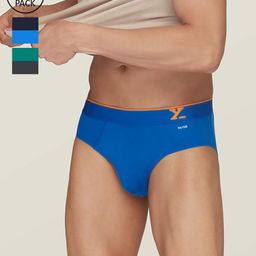 XYXX Men Pack of 3 Traq Silver Cotton Trunk-picture-49