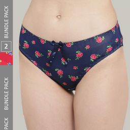 PrettyCat Women Pack Of 2 Printed Bikini Briefs PC-PA-5170-image-74