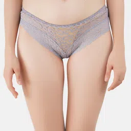 COLOR STYLE Women Grey Self-Design Bikini Briefs-image-8