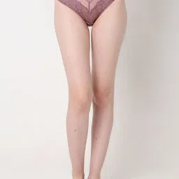 Vero Moda Floral Self Design Vmim Sacrlet Lace Bikini Brief-image-95
