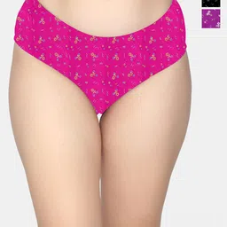 MAROON Pack of 3 Printed Anti Bacterial Hipster Briefs-picture-14