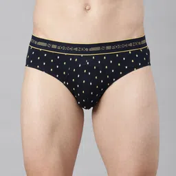 Force NXT Pack Of 3 Assorted Printed Anti Microbial Basic Briefs image 4