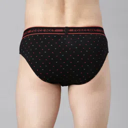 Force NXT Pack Of 3 Assorted Printed Anti Microbial Basic Briefs image 3