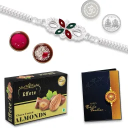 Rakhi Combo for Brother with Chocolate Almond (32-GM)Rakhi Set | Y22K1_522_CA32 Assorted Gift Box-27