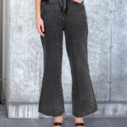 Women Loose Fit Mid Rise Black, Blue Jeans-image-105