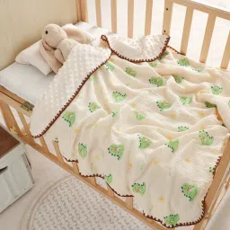 Printed Single Crib Baby Blanket for AC Room-image-66