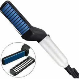 silverwyn Multifunctional Curly Hair Straightening Comb Curler, Beard Straightener Multifunctional Curly Hair Straightening Comb Curler, Beard Straightener Hair Straightener (Blue) Hair Straightener-image-41