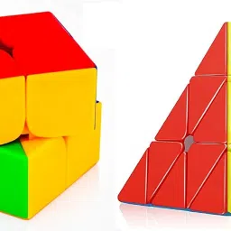 Combo Of 2X2 And Triangle Pyramid Cube for kids and adults-27