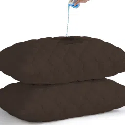 Quilted Poly Fiber Filled Zipper Standard Size Pillow Protector-image-13