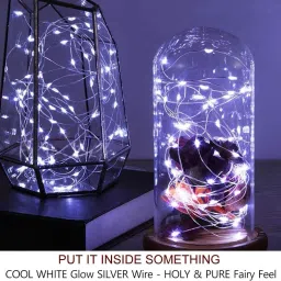 xergy 100 LEDs 10 m White Steady String Rice Lights image 4