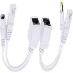 techut (1 Pair) Power Over Ethernet PoE Injector Splitter Adapter PoE Cables Lan Adapter image 2