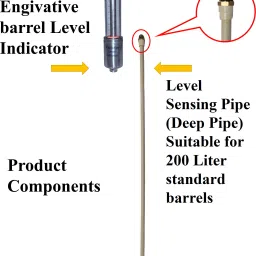 engivative Barrel liquid Level Indicator Height Gauge image 2