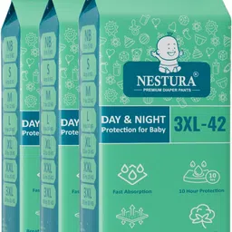 nestura Baby Diaper Pants Triple Xl XXXL size Pack of 3 - XXXL-picture-18