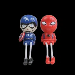 Cute Dolls with Mask Hanging Legs Showpiece#017 Decorative Showpiece - 3 cm-image-56