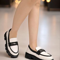 Smart Casual Buckle Detailed Loafers for Women & Girls Loafers For Women Loafers For Women-image-15