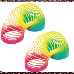 Rainbow Spring Magic Spring Gag Toy for kids (Packof 2pcs)-L611 Slinky Magic Spring Gag Toy-image-7