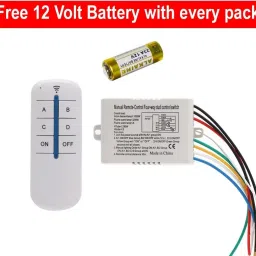 Elxon 4 Way ON/OFF RF Remote Control Wireless Operation Digital Wall Smart Switch image 4