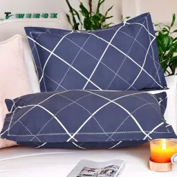 LUXURY Microfibre Solid Sleeping Pillow Pack of 2-24