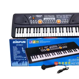 BF530 - 49 Key Piano Keyboard with Mic & USB Cable BF18 49-KEY Analog Portable Keyboard-6