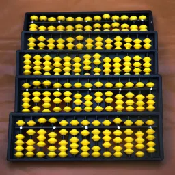 Mathematical 13 Line Abacus Advanced Counting Tool for All Ages Set of 5pcs.-picture-15