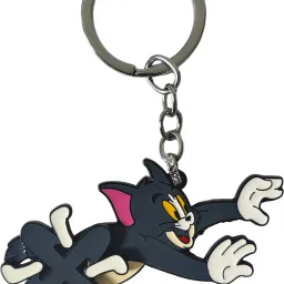 Tom Metal Spinning Keychain | Cartoon Character Key Ring for Kids Key Chain-picture-11