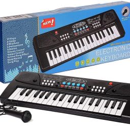 Musical Toys 37-key piano keyboard toy with power option_Song recording and mic-image-23