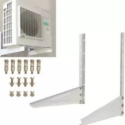 Heavy Duty Air Conditioner Outdoor Unit Wall Mount Bracket AC Outdoor Stand 2.2 for 1 Ton, 1.5 Ton, 2 Ton Stand L-47cm, Taper L-39cm Shelf Bracket-12