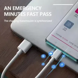 PRAKIE USB Type C Cable 5 A 1.1 m 44 Watt Orignal Flash Charging Cable Data Sync & Fast Charge image 2