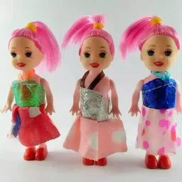 06DD1 doll Cute & Attractive 3 Sister Dolls With Beautiful Hair-image-24