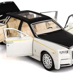 Rolls Royce Phantom Metal car Toy Open Door with Light Music multicolor-11