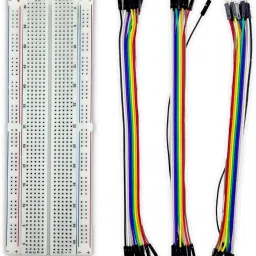 Breadboard 830 Points With Jumper Wire Set (10 M to M | 10 F to F | 10 M to F) Electronic Components Electronic Hobby Kit-3
