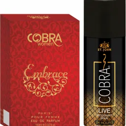 Cobra Deodorant Live 150ML & Cobra Embrace 100ML-22