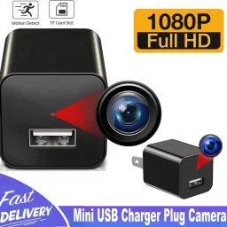 OSHSIZ 1080P HD Camera Charger Plug Adapter Hidden Security Camera for Home Room Office Security Camera-27