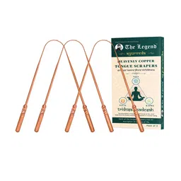 The Legend Pack of 3 Ayurveda Heavenly Copper Tongue Scrappers-image-17