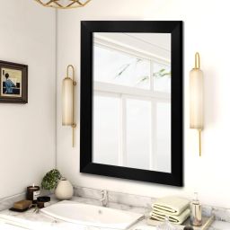 Home Decor 1.75ft WaterProof PVC Wall Mounted Mirror for Bedroom, Livingroom, Bathroom Mirror-image-65