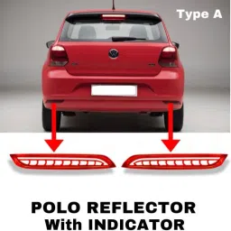 Volkswagen Polo Reflector 4 Function Matrix with Indicator Waterproof Type - A Car Reflector Light-20