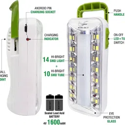 rre ROCK LIGHT Mini Emergency Light With 2 Function Tube + 14SMD Torch image 3