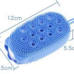 Silicone Bubble Bath Brush Quick Scrubbing Massage Bathroom B-152-image-14