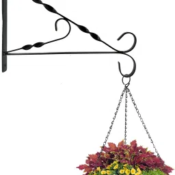garden deco High Quality Twisted design Wall Mounted Shelf Bracket (Set of 1 Pc) 30 Cm Shelf Bracket image 3