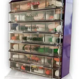 4 TIMES DAILY FOR 1 WEEK Pill Box-11