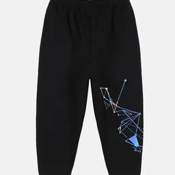 KiddoPanti Girls Geometric Design Printed Ankle Length Legging-image-49