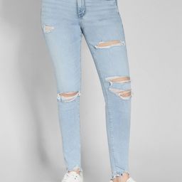 AMERICAN EAGLE OUTFITTERS Women Slim Fit High-Rise Light Fade Stretchable Jeans-picture-24