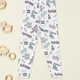 max Girls Printed Ankle Length Leggings-image-92